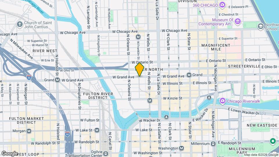 515 N Franklin St Map and Location Details
