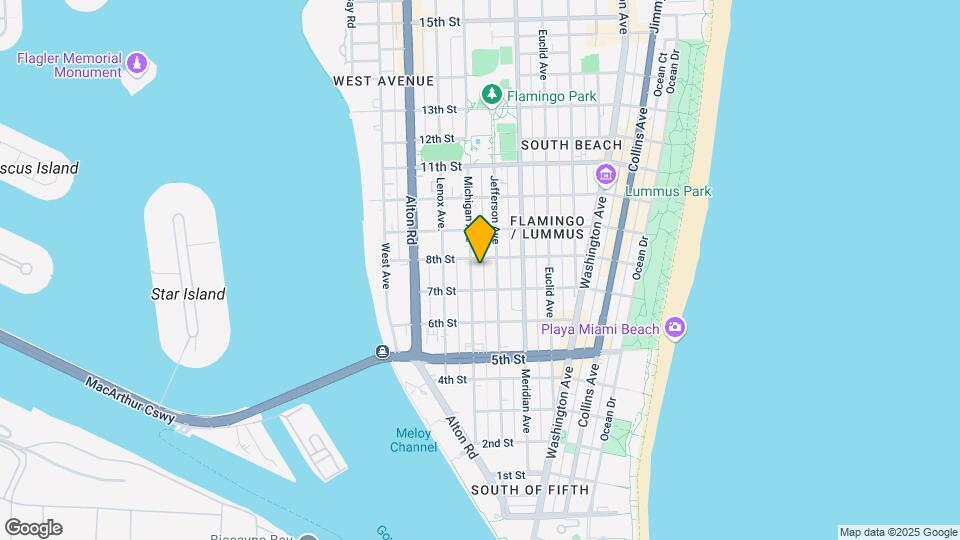747 Michigan Ave, Unit # 201 Map and Location Details