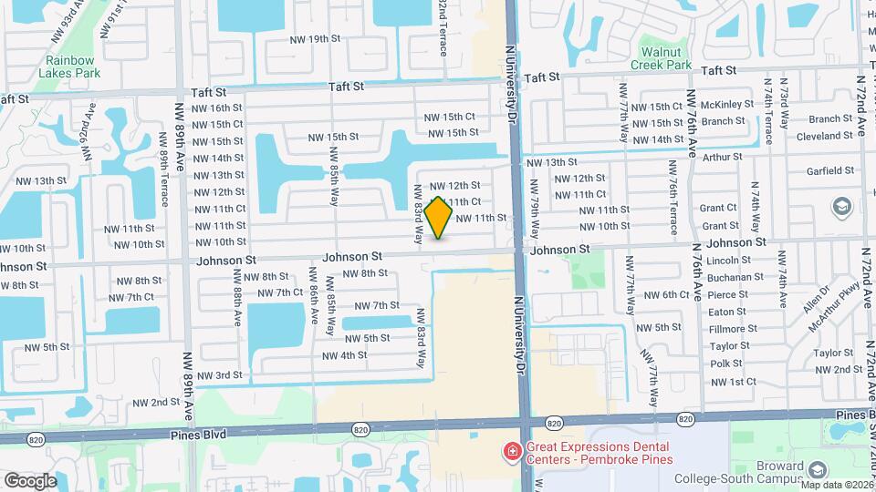 8261 Johnson St Map and Location Details