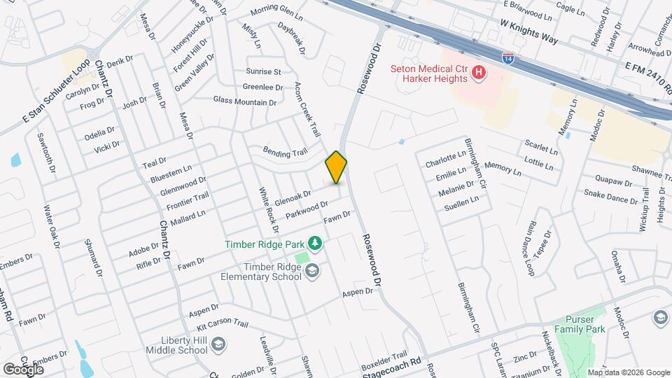 5110 Glenoak Dr Map and Location Details