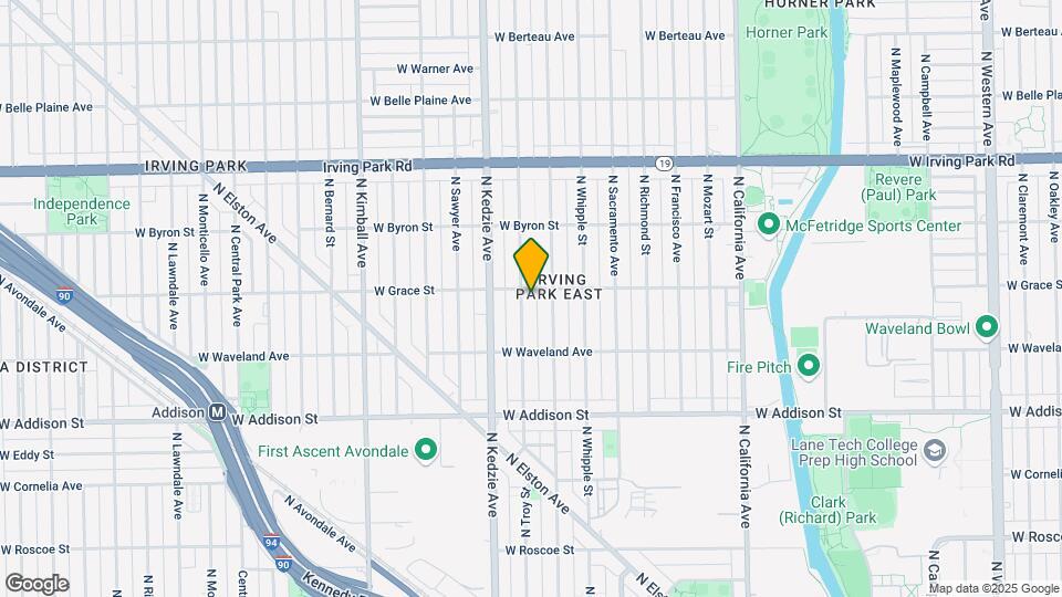 3751 N Troy St Map and Location Details