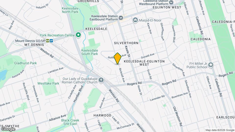 56 Bicknell Ave Map and Location Details