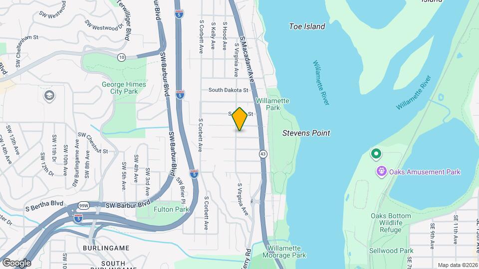 6736 S Virginia Ave Map and Location Details