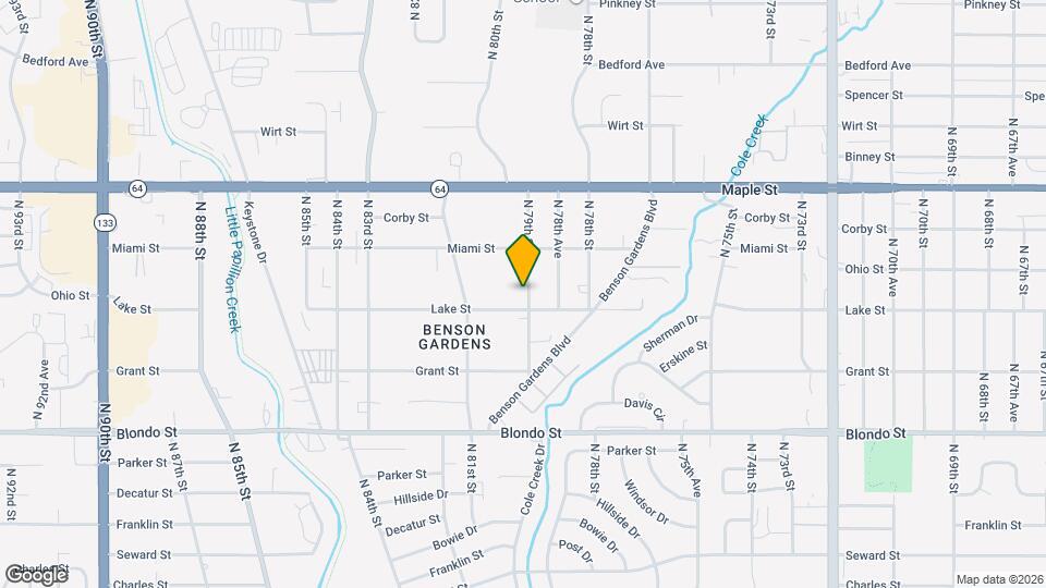 2514 N 79th St Map and Location Details
