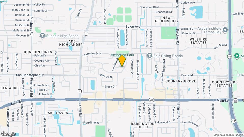 1290 Amberlea Dr E Map and Location Details