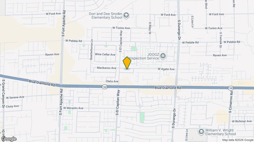 8946 W Marmo Ave Map and Location Details