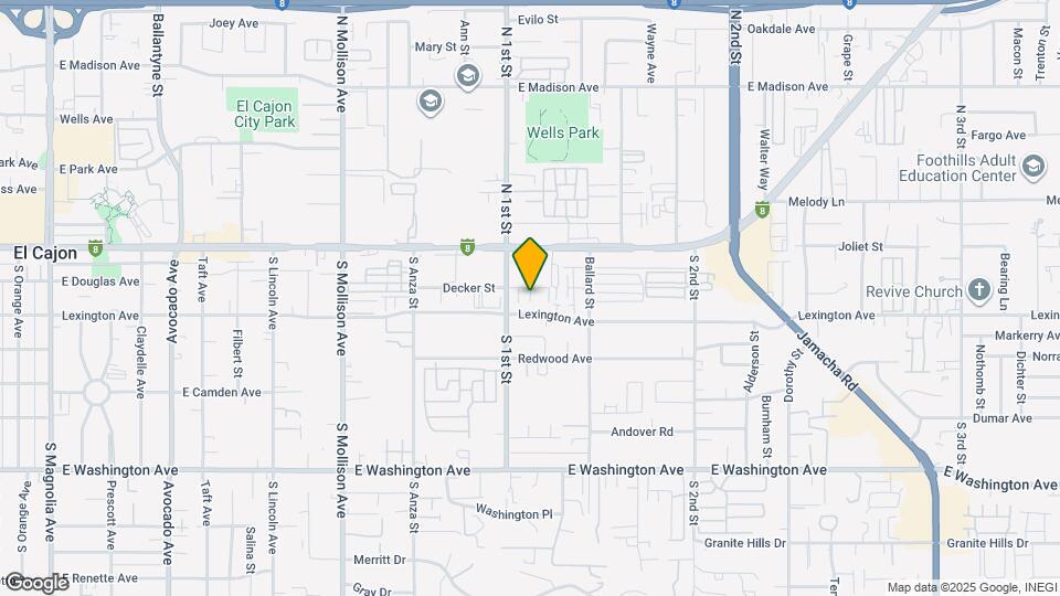 1127 Decker St Map and Location Details