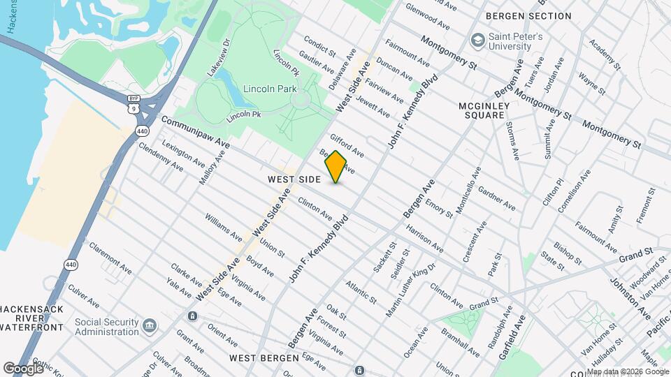 239 Harrison Ave Map and Location Details