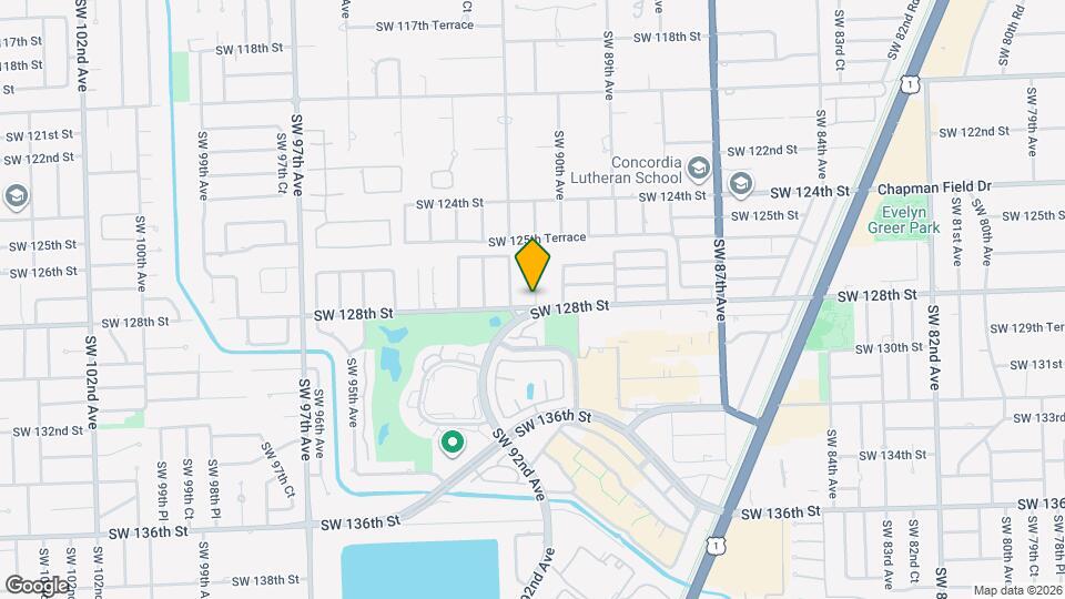 12790 SW 91 Ave Mapa y Detalles de la Ubicación