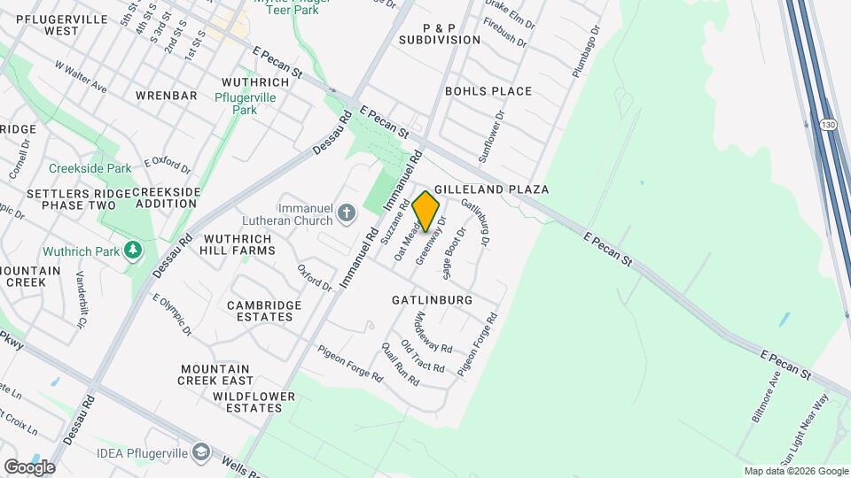 501 Greenway Dr Map and Location Details