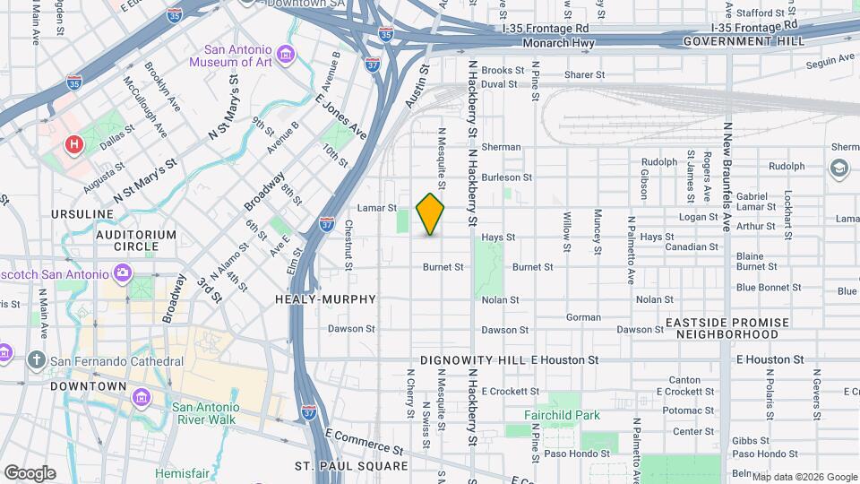 422 Hays St Map and Location Details