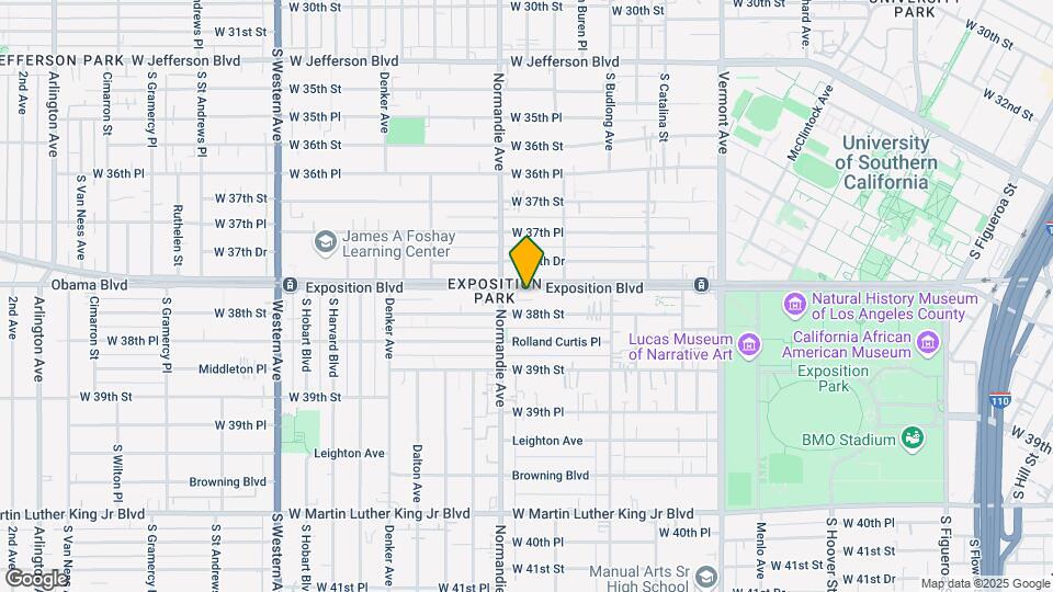 1254 Exposition Blvd Map and Location Details