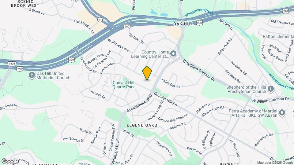 6305 Poncha Pass Map and Location Details