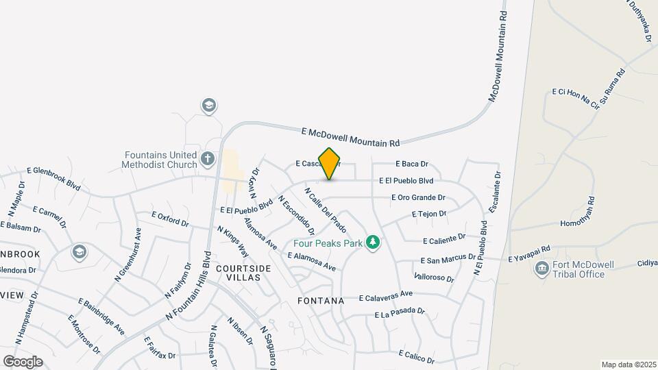 17037 E El Pueblo Blvd Map and Location Details