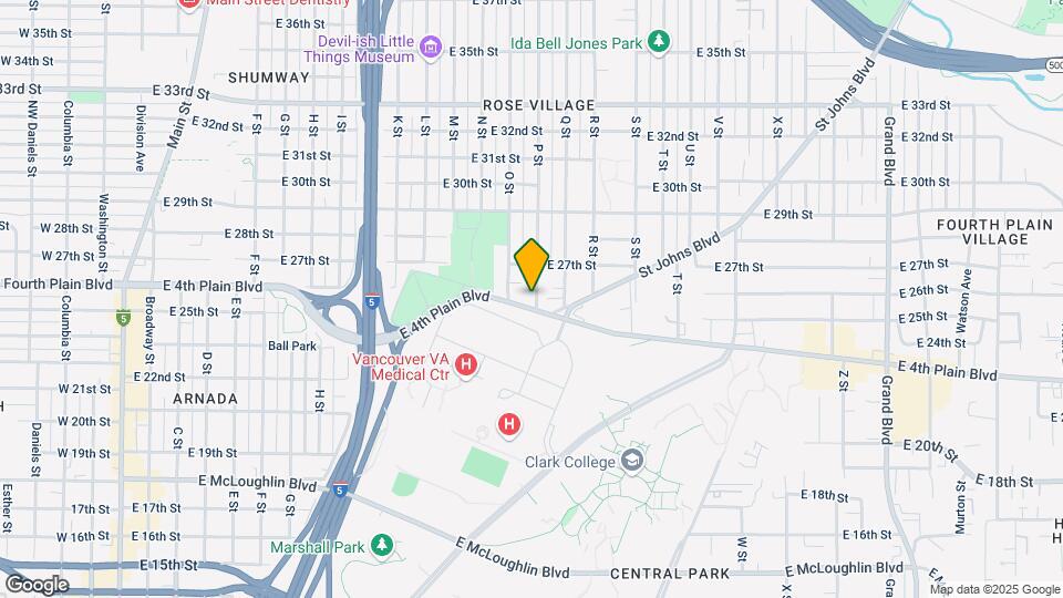 1512 E Fourth Plain Blvd Map and Location Details