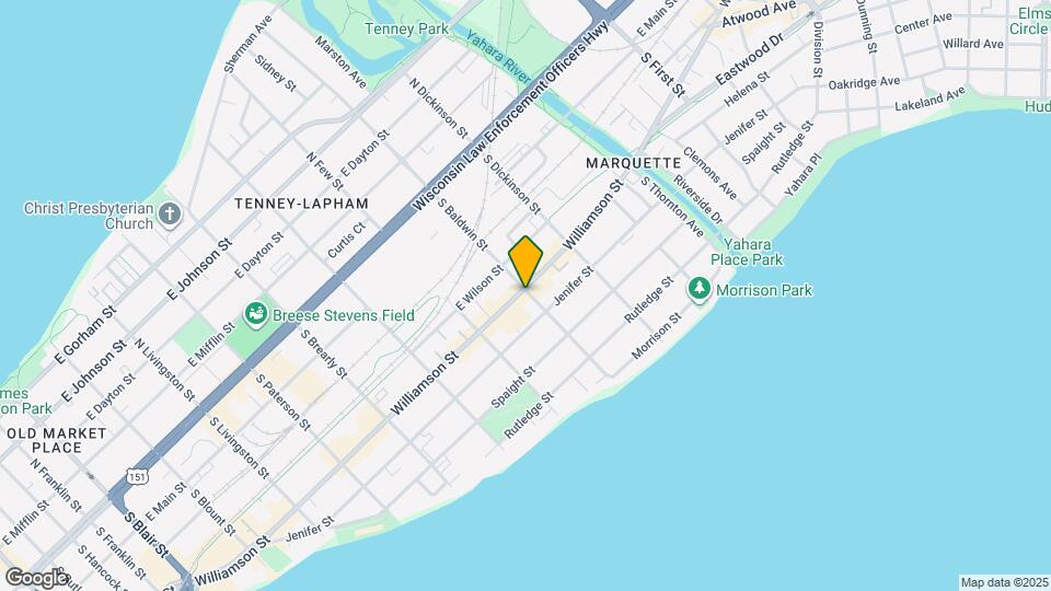 1253 Williamson St Mapa y Detalles de la Ubicación