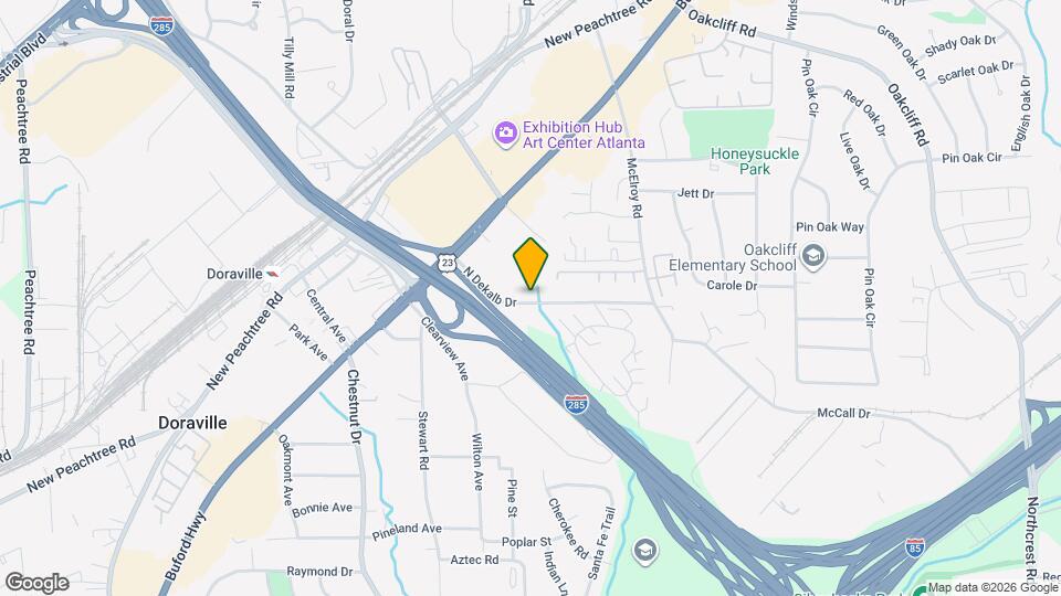 2917 N Dekalb Dr Map and Location Details