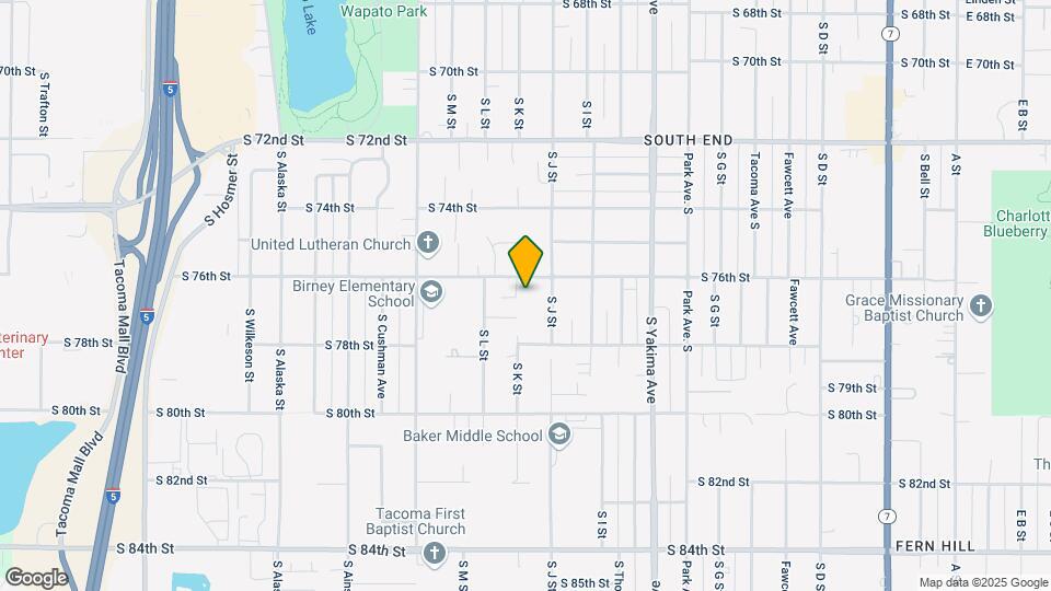 1020 S 76th St Map and Location Details