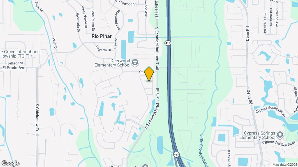 2725 Old Redpine Way Mapa y Detalles de la Ubicación