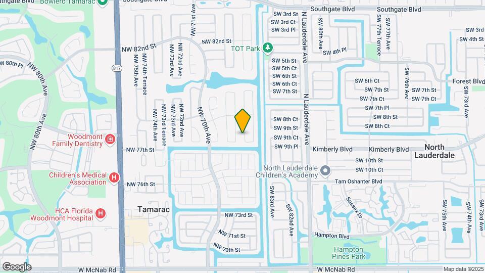 7805 NW 67th Ave Map and Location Details