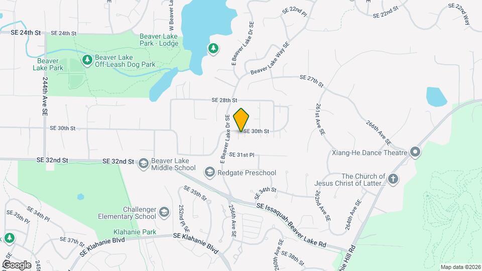 25619 SE 30th St Map and Location Details