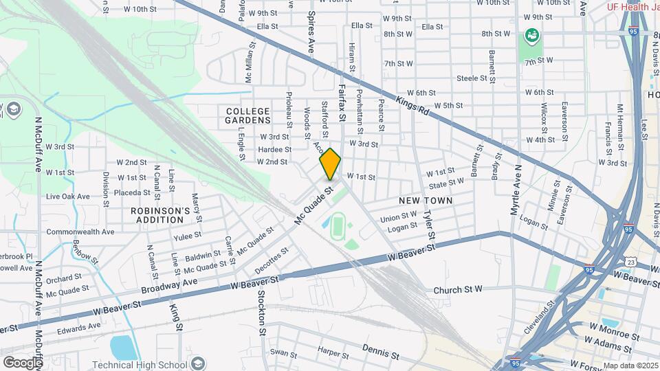 1717 Mc Quade St Map and Location Details