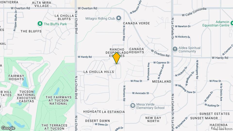 8730 N Little Oak Ln Map and Location Details