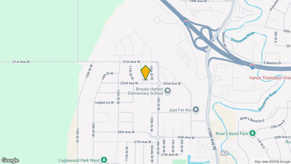 2163 Admiral Dr W Map and Location Details