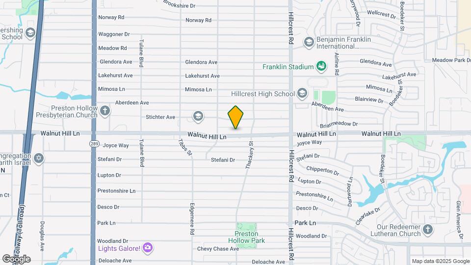 6609 Walnut Hill Ln Map and Location Details