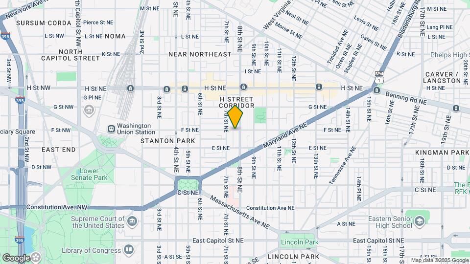 717 F St NE Map and Location Details