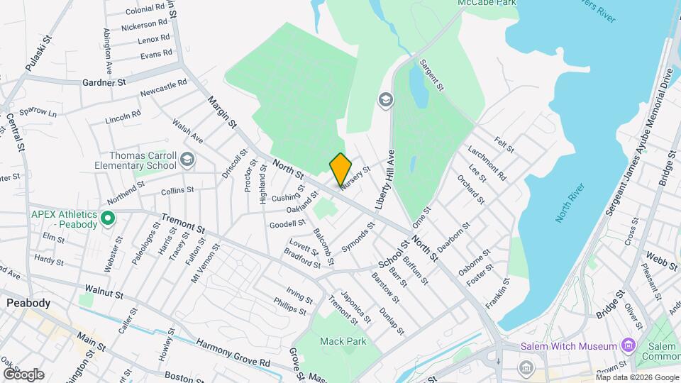 202 North St, Unit 1 Mapa y Detalles de la Ubicación