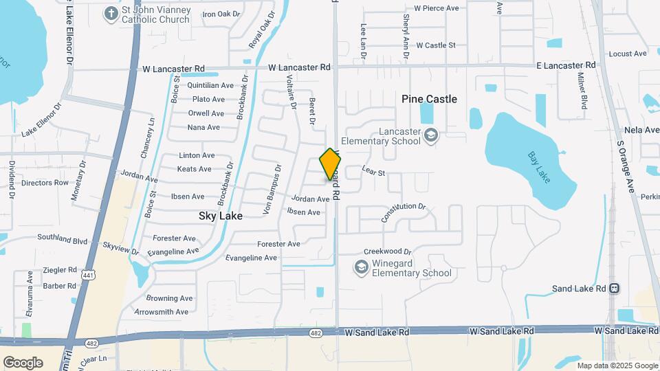 6735 Precourt Dr Map and Location Details