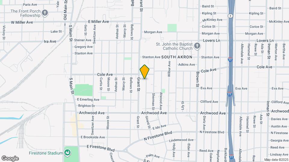 1200 Girard St Map and Location Details