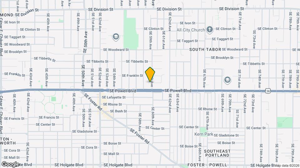 3411 SE 59th Ave Map and Location Details