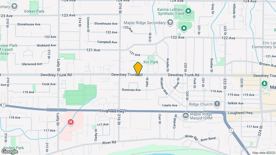 21706 Dewdney Trunk Rd Map and Location Details