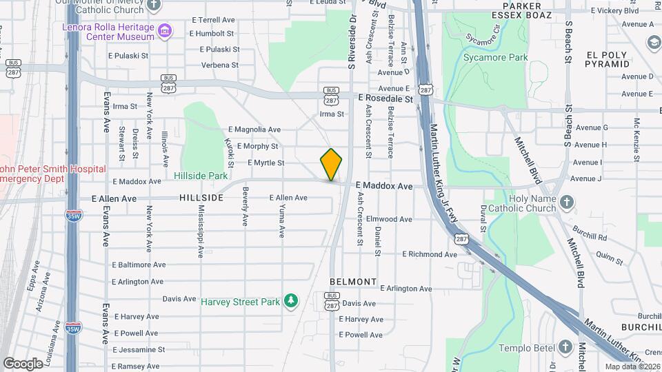 1516 E Maddox Ave Map and Location Details