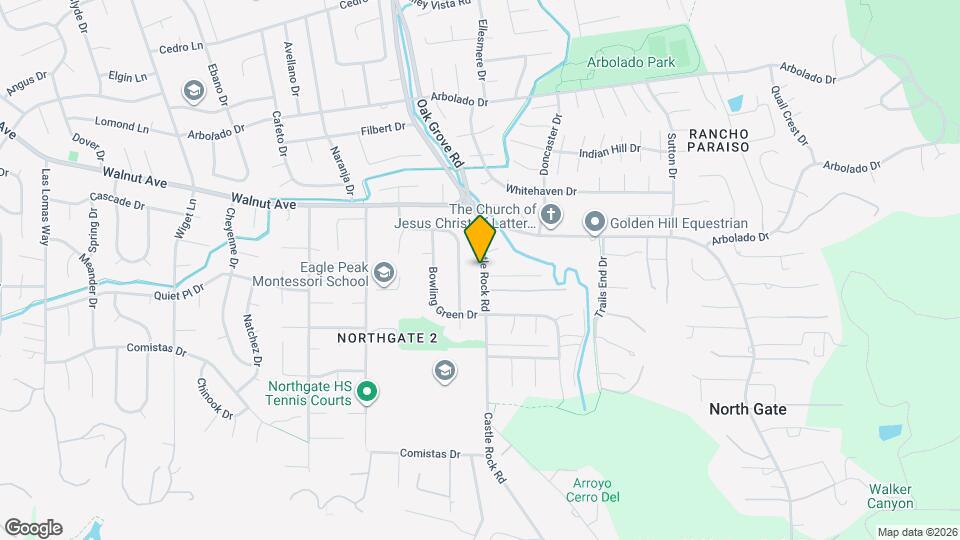 103 Castle Rock Rd Map and Location Details