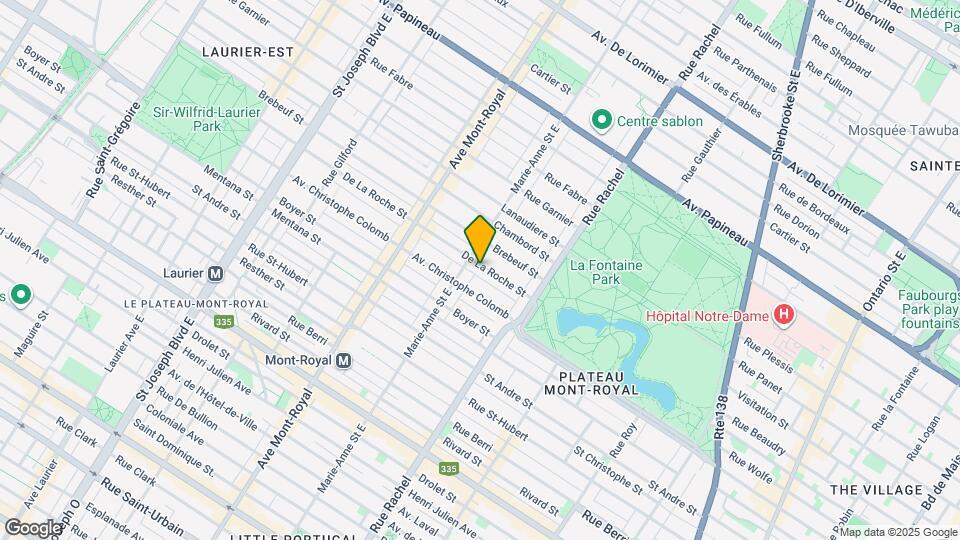 4318 De La Roche Rue Map and Location Details