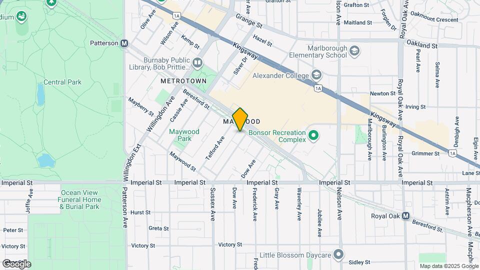 6511 Sussex Av Map and Location Details