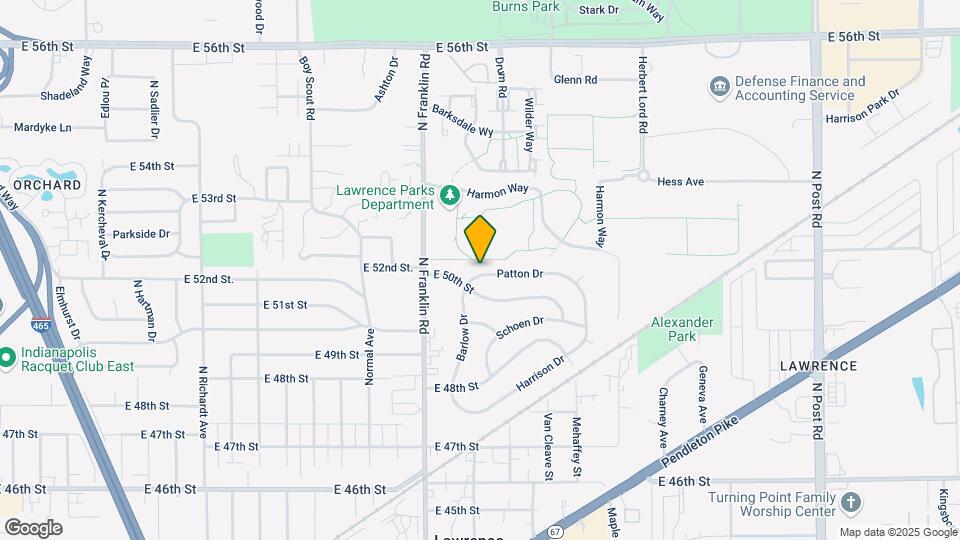 8126 Patton Dr Map and Location Details