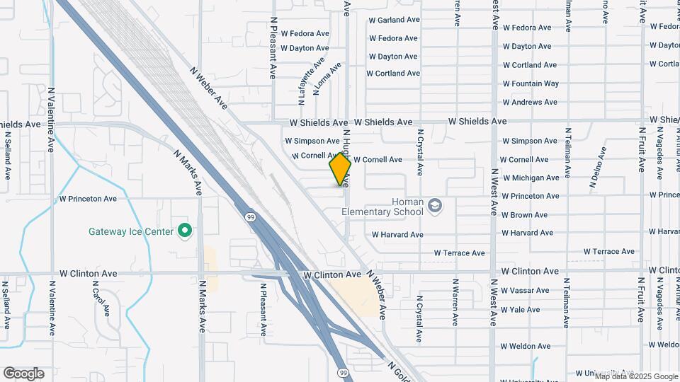 2105 W Princeton Ave Map and Location Details