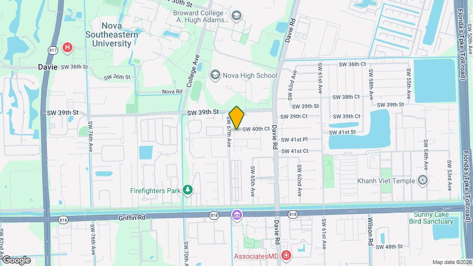 6642 SW 41st St Map and Location Details