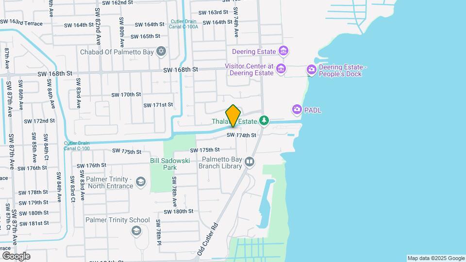 7421 SW 174th St Map and Location Details