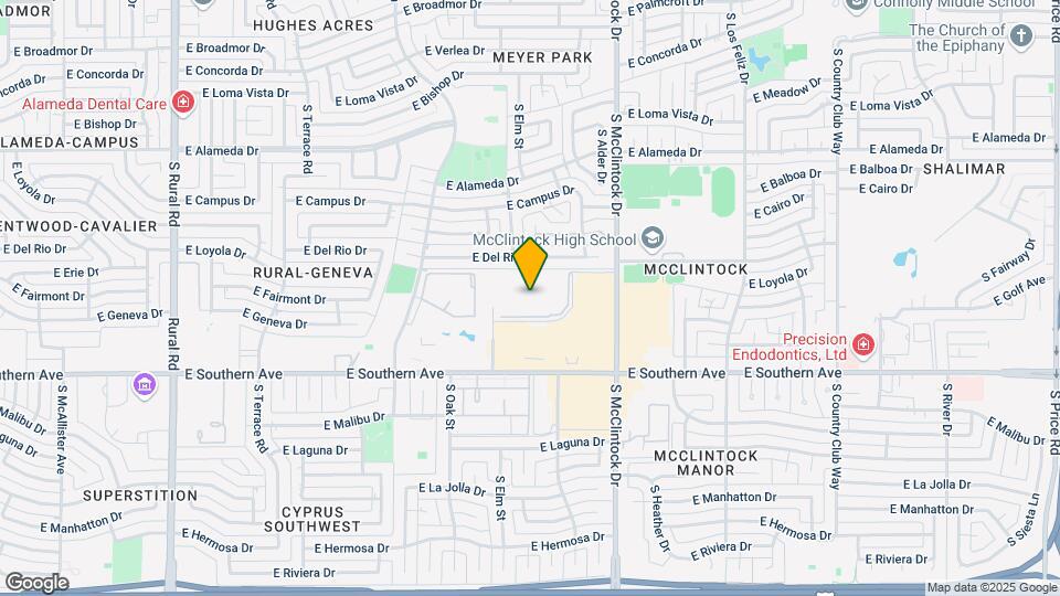 1522 E Southern Ave, Unit 2 Map and Location Details