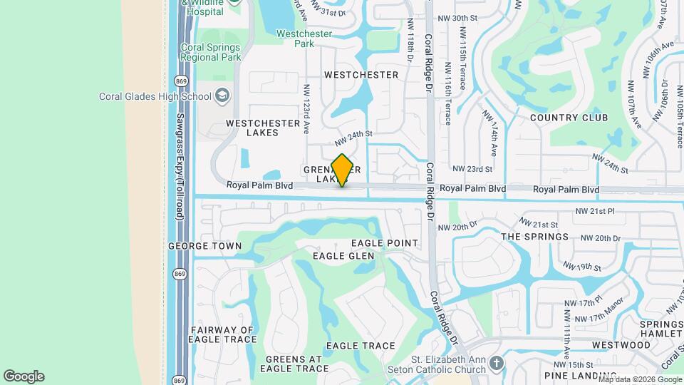 12028 Royal Palm Blvd Map and Location Details