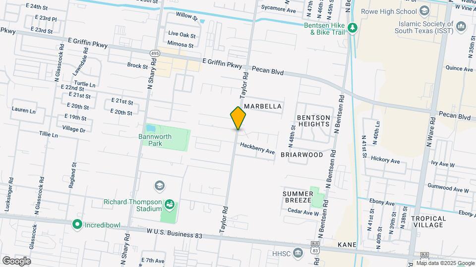 804 N Taylor Rd Map and Location Details