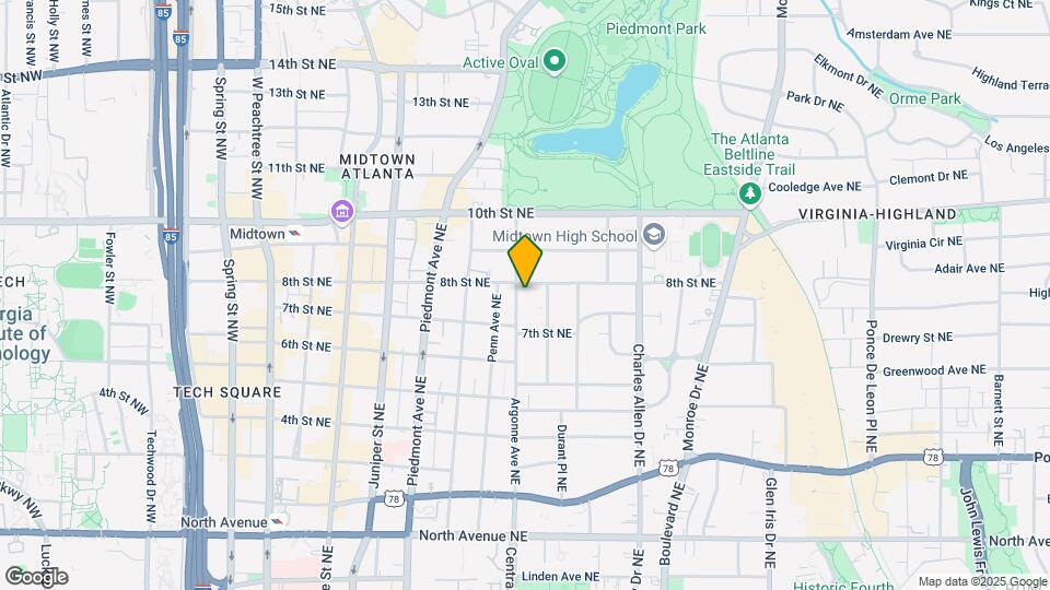 897 Argonne Ave NE Map and Location Details