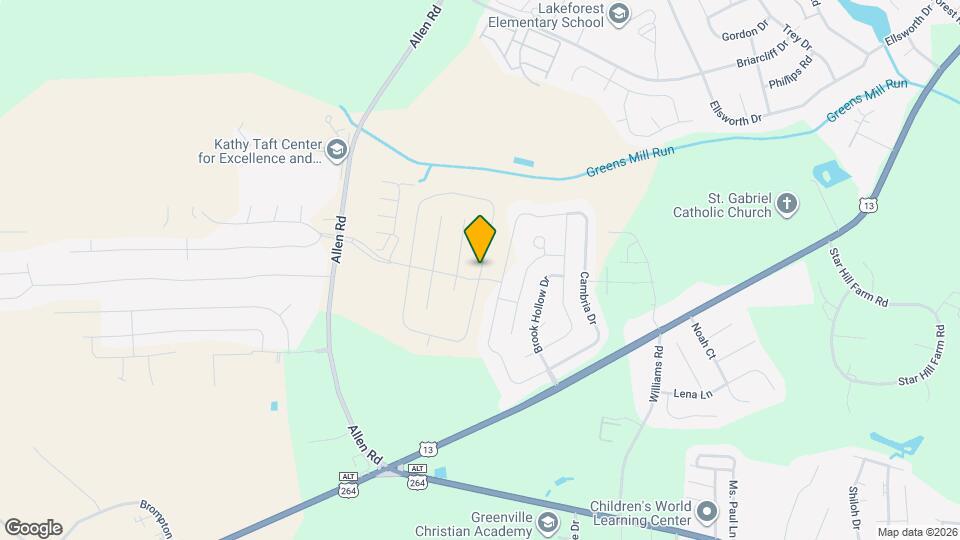 2401 Brookville Dr Mapa y Detalles de la Ubicación