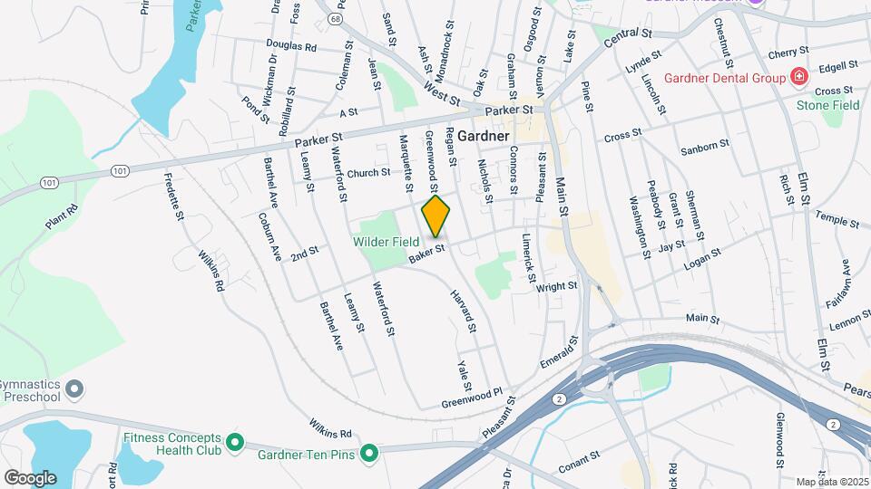 133 Baker St, Unit 3 Map and Location Details