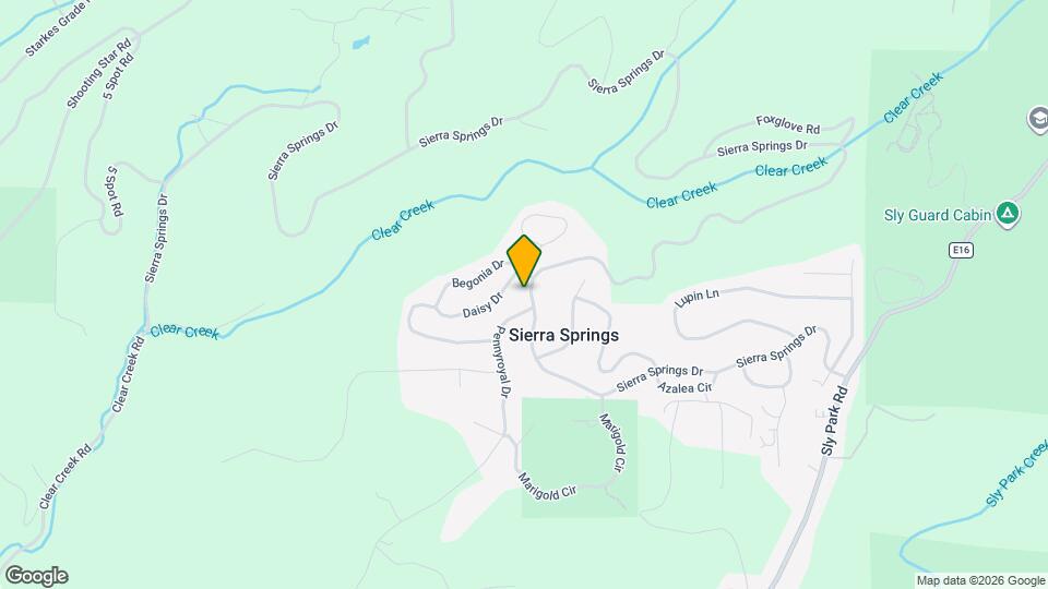 5564 Sierra Springs Dr Map and Location Details